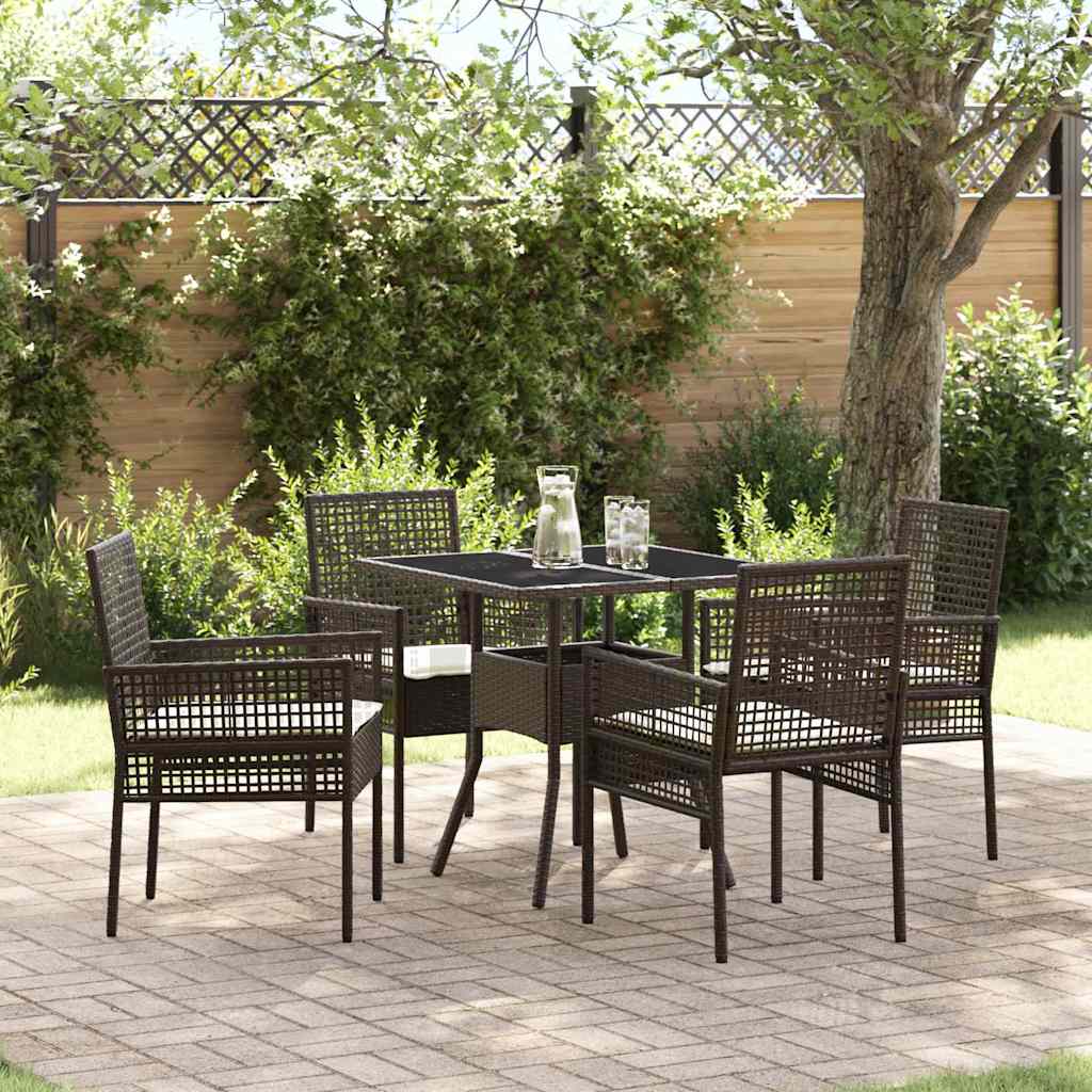 Tuin Eetset 3 Pcs Poly Riet