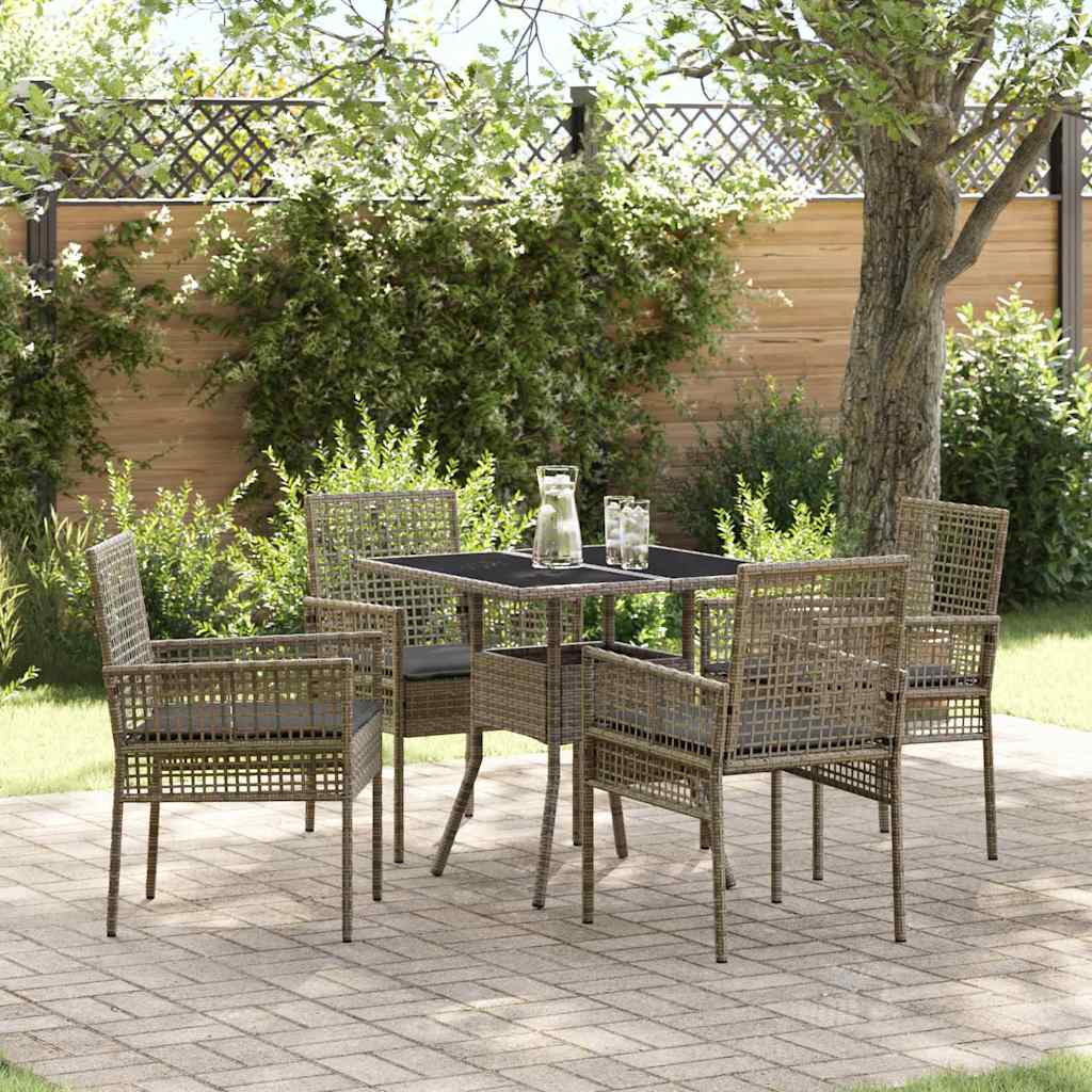 Tuin Eetset 3 Pcs Poly Riet