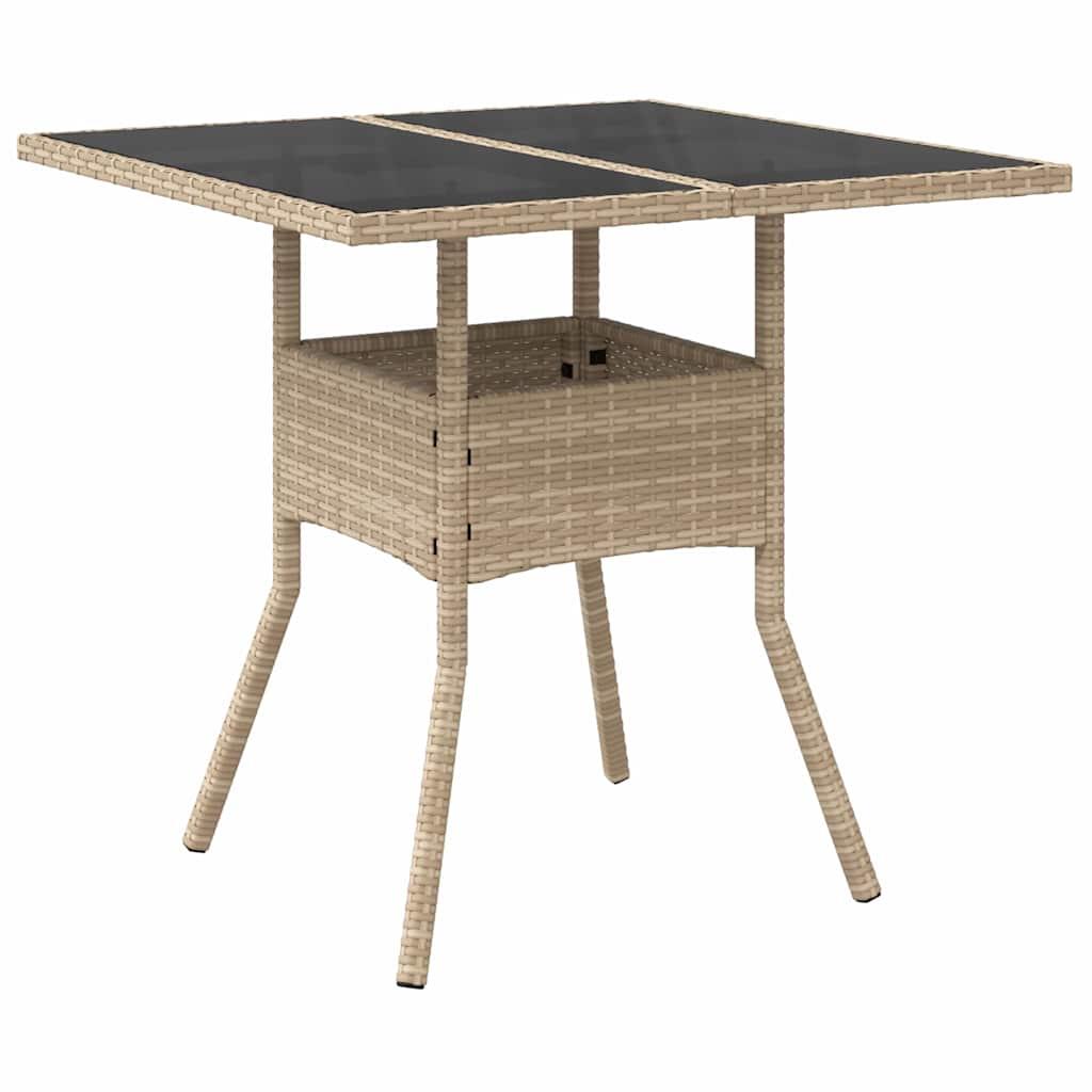 Tuin Eetset 3 Pcs Poly Riet