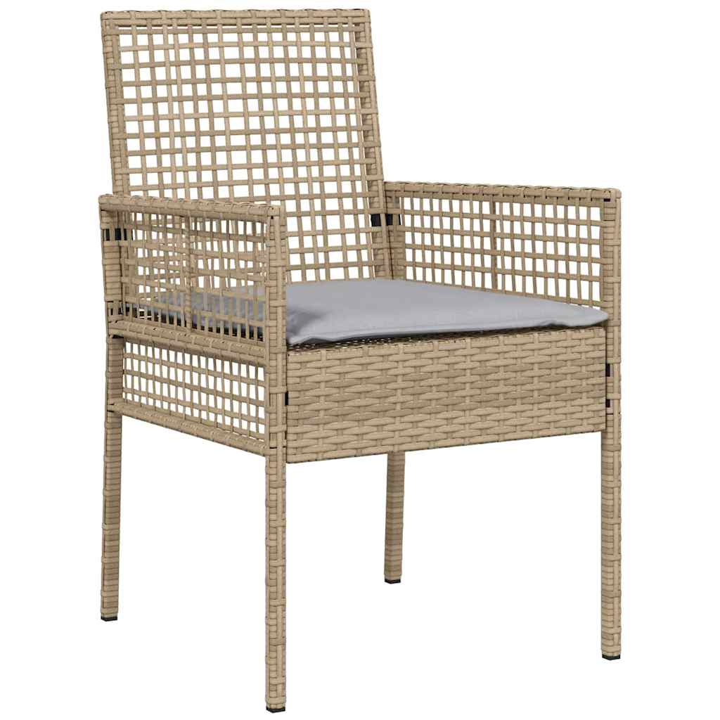 Tuin Eetset 3 Pcs Poly Riet