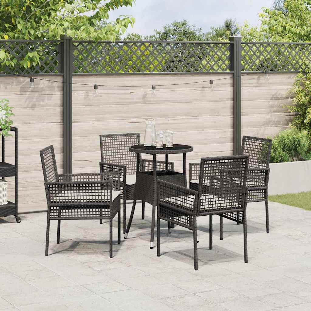 Tuin Eetset 5 Pcs Poly Riet