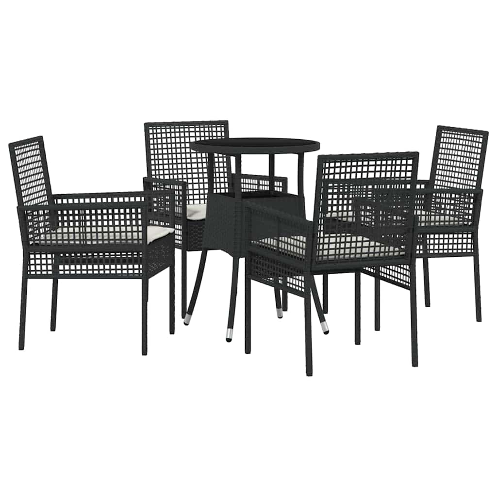 Tuin Eetset 5 Pcs Poly Riet