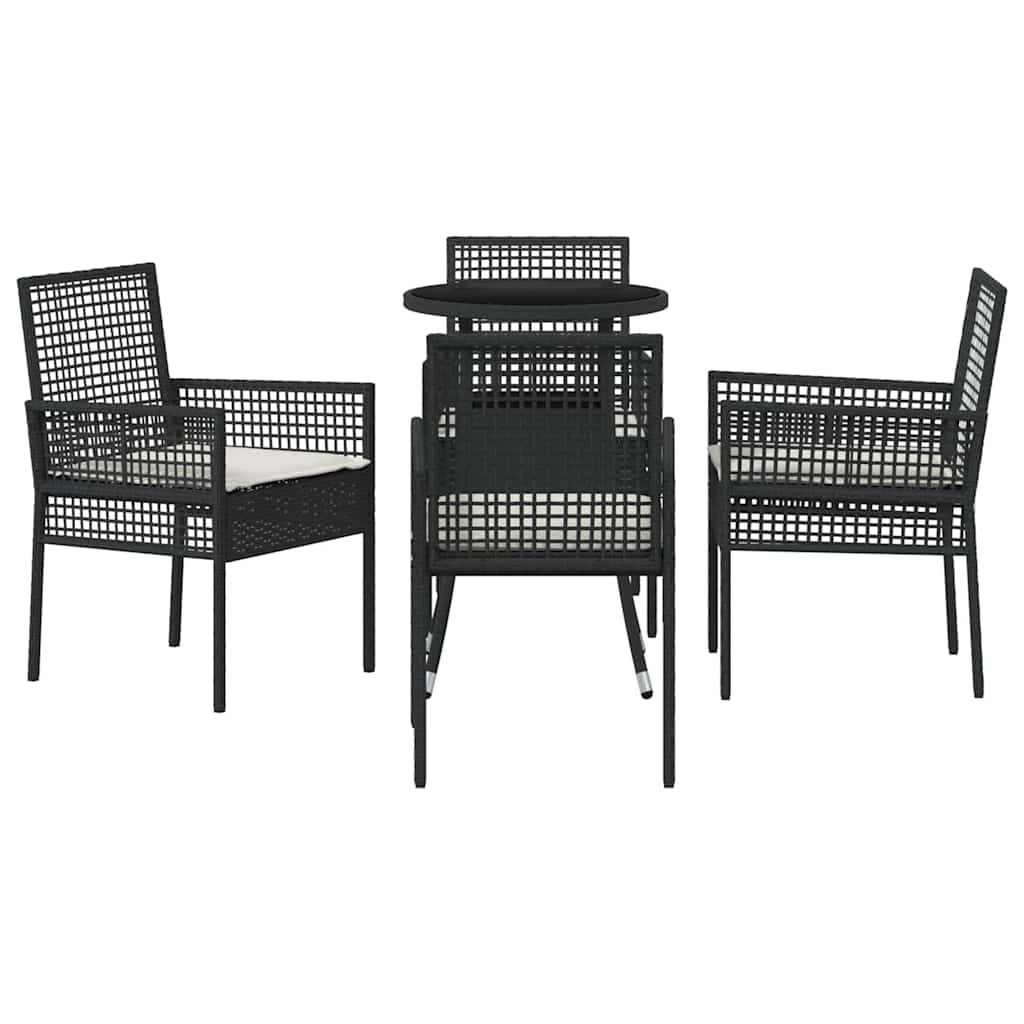 Tuin Eetset 5 Pcs Poly Riet