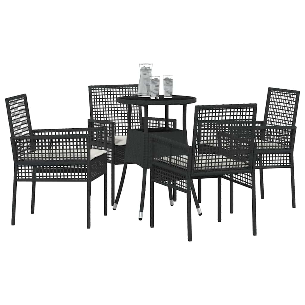Tuin Eetset 5 Pcs Poly Riet