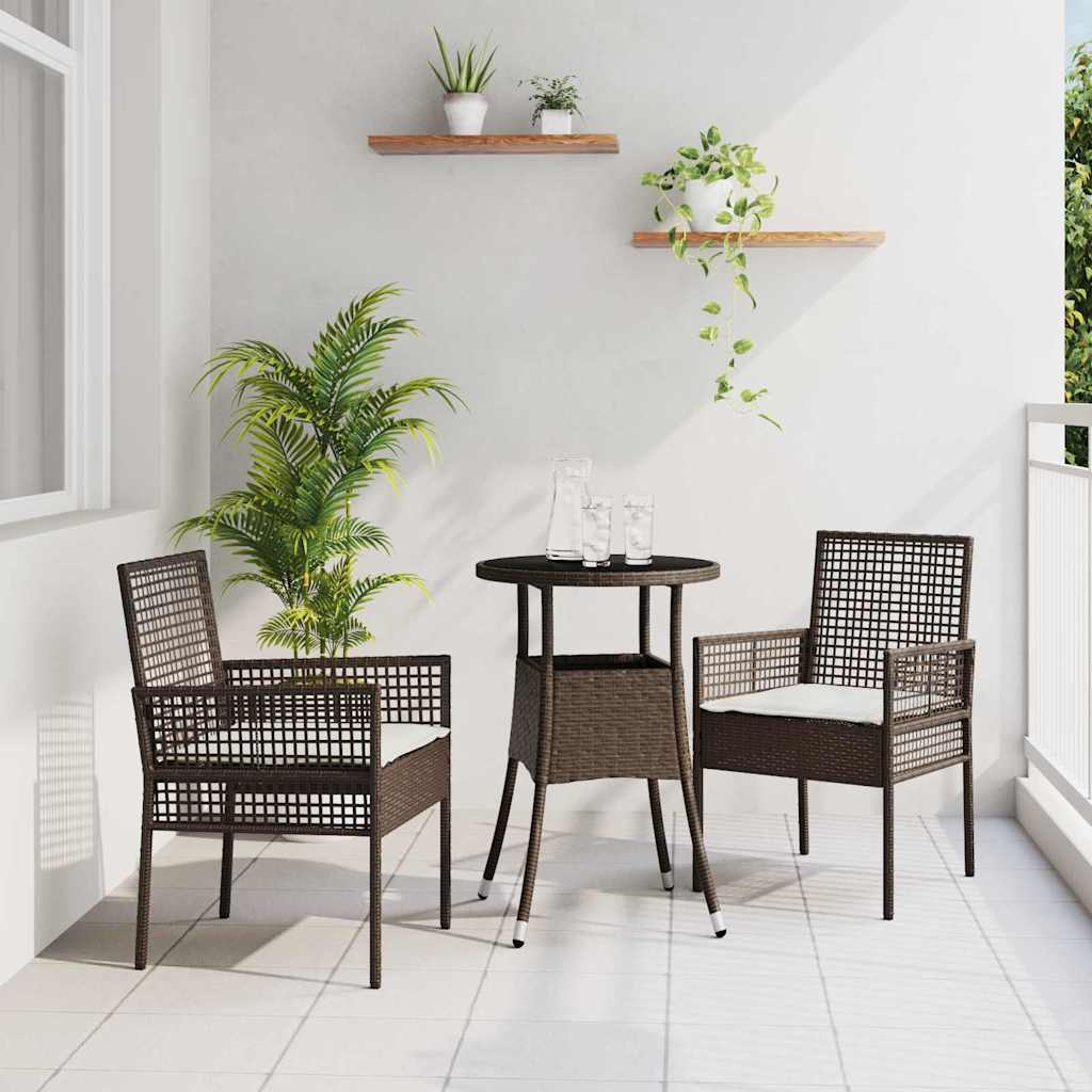 Tuin Eetset 5 Pcs Poly Riet