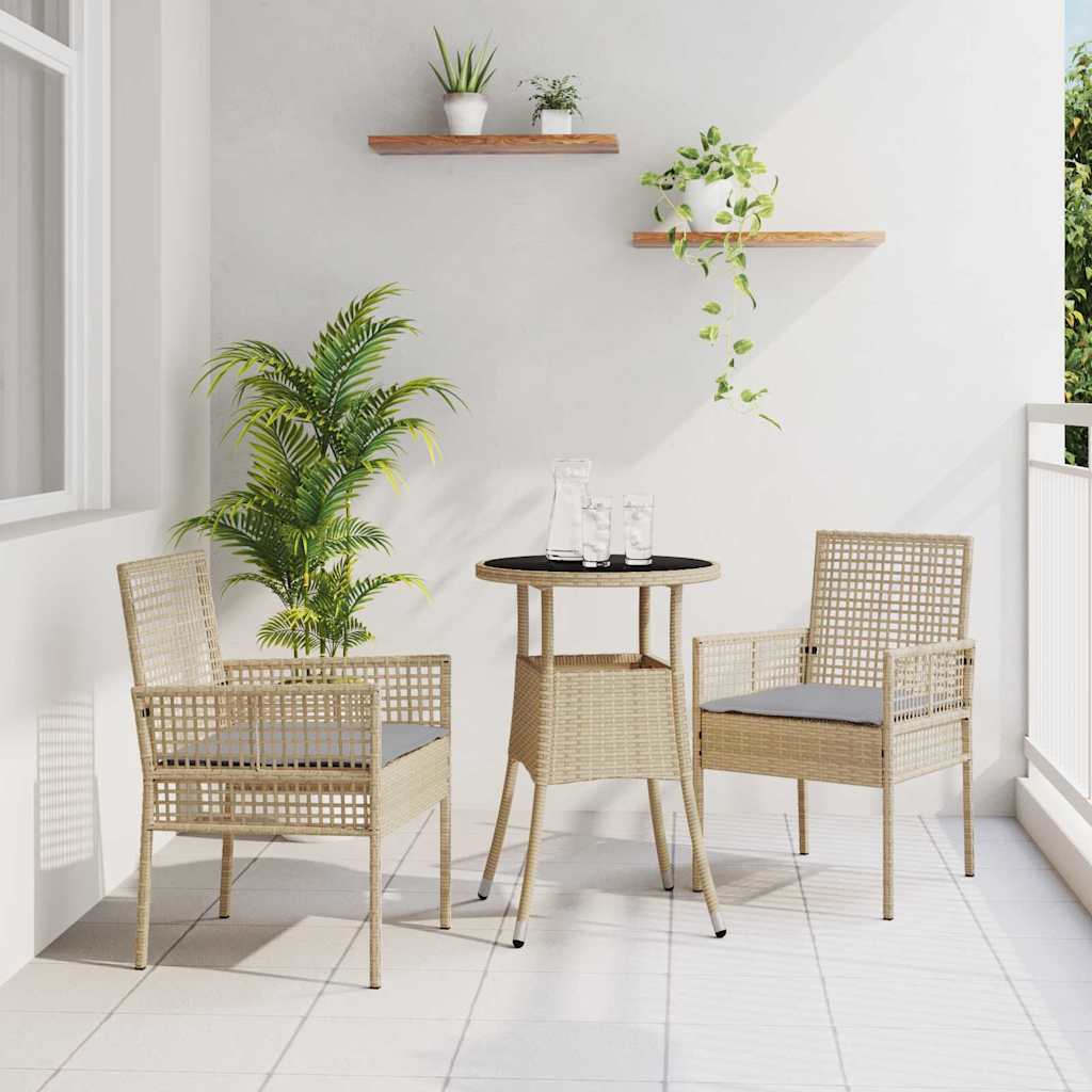 Tuin Eetset 5 Pcs Poly Riet