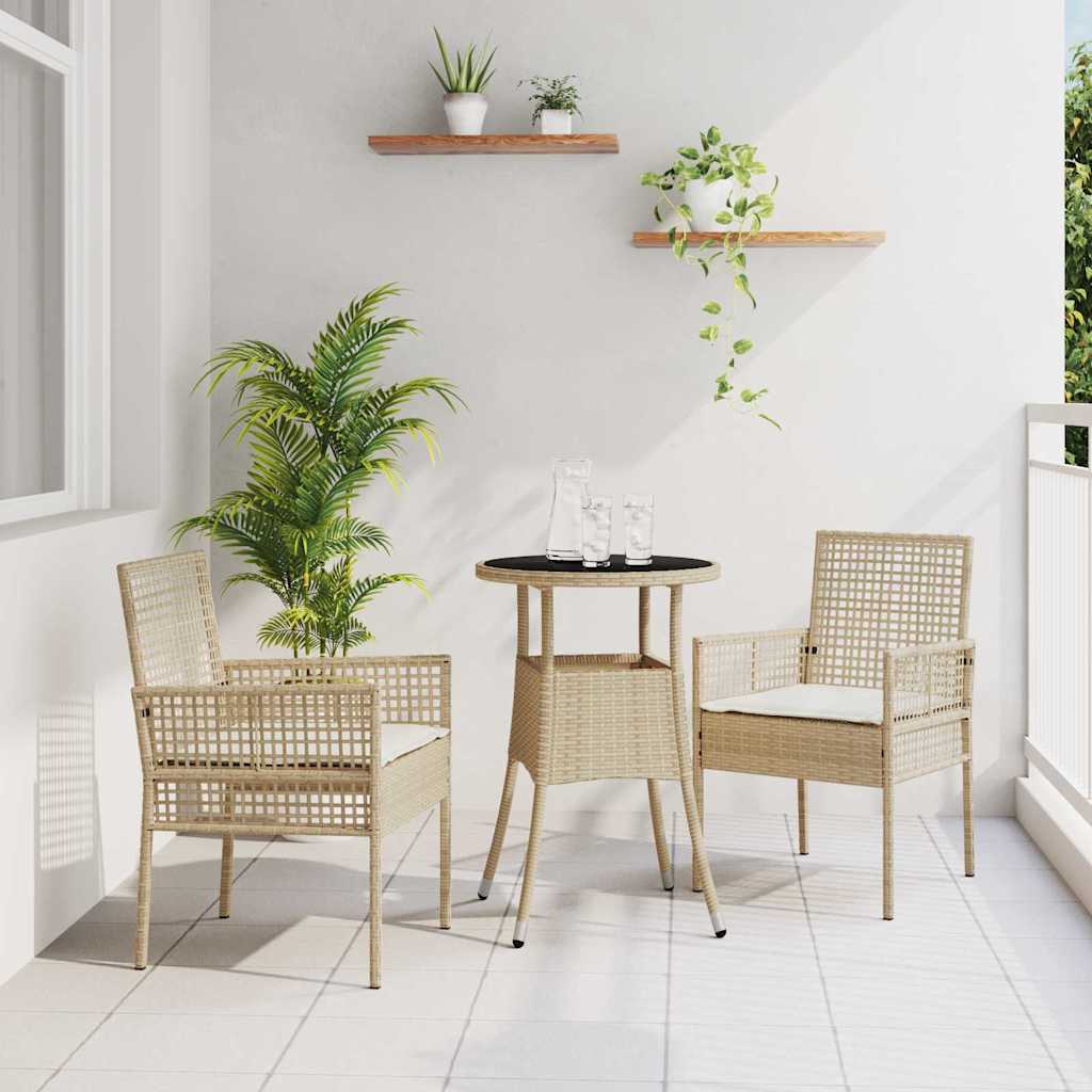 Tuin Eetset 5 Pcs Poly Riet