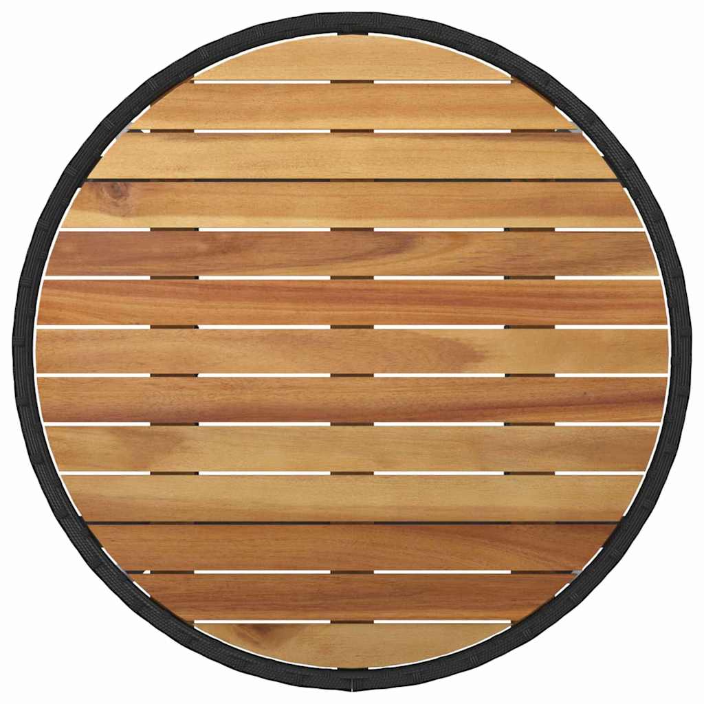 Tuin Eetset 3 Pcs Poly Riet