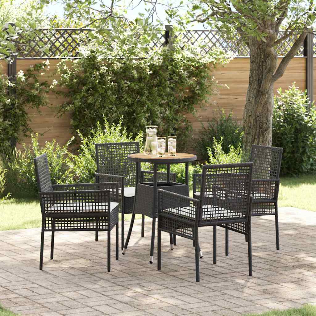 Tuin Eetset 3 Pcs Poly Riet