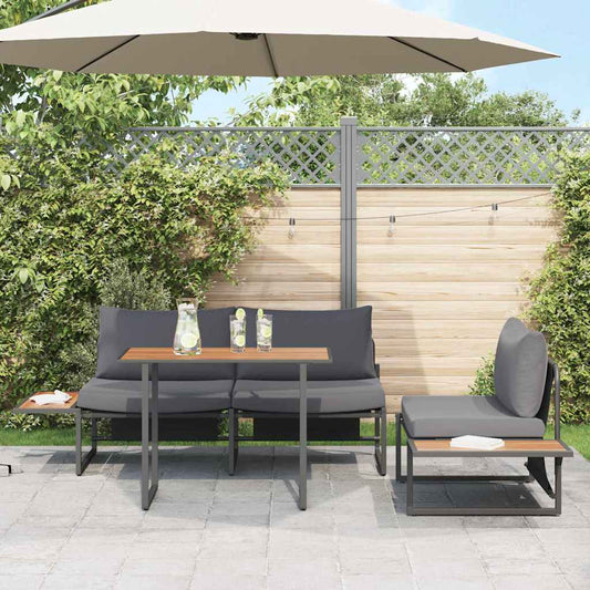 Tuin Eetset 3 Pcs Staal
