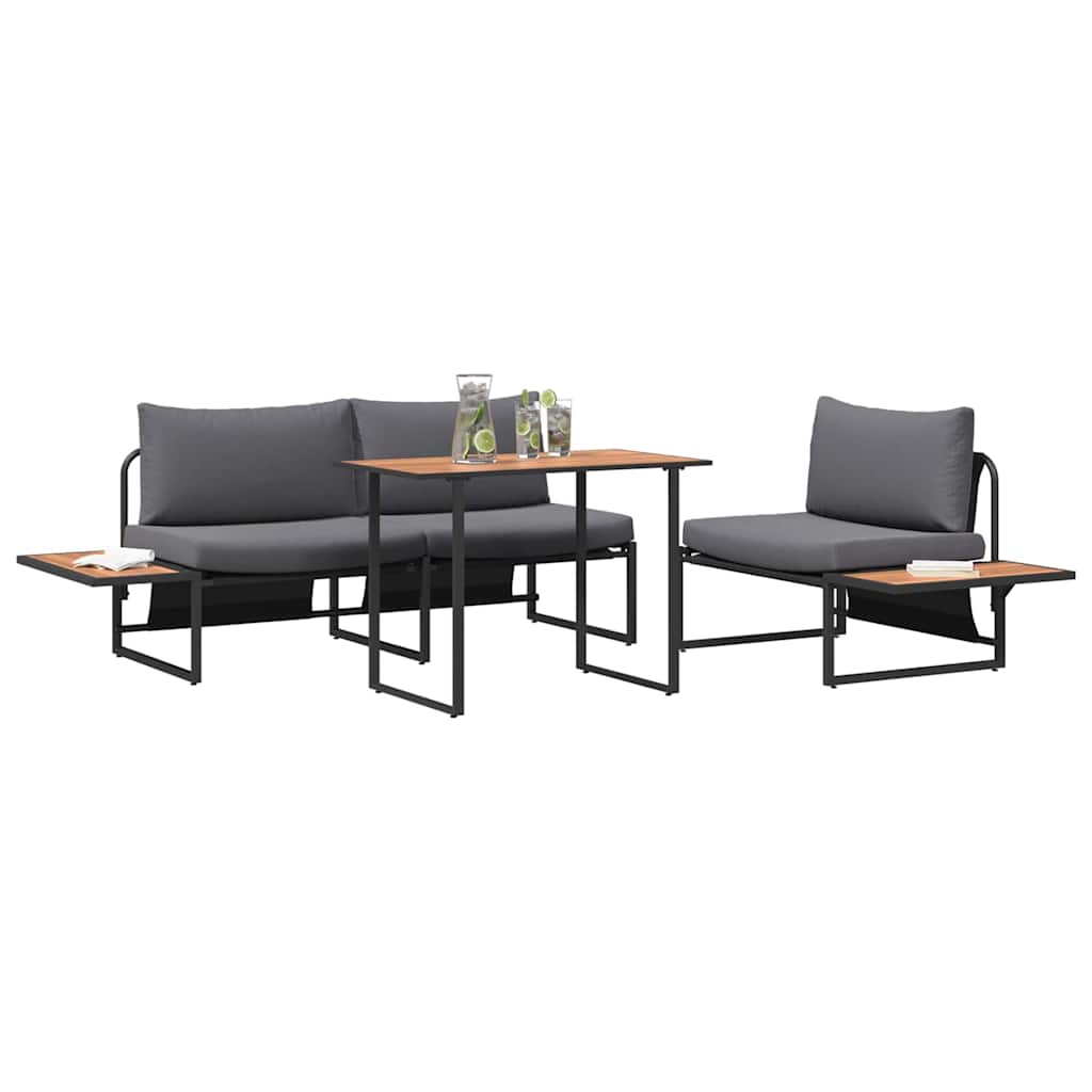 Tuin Eetset 3 Pcs Staal