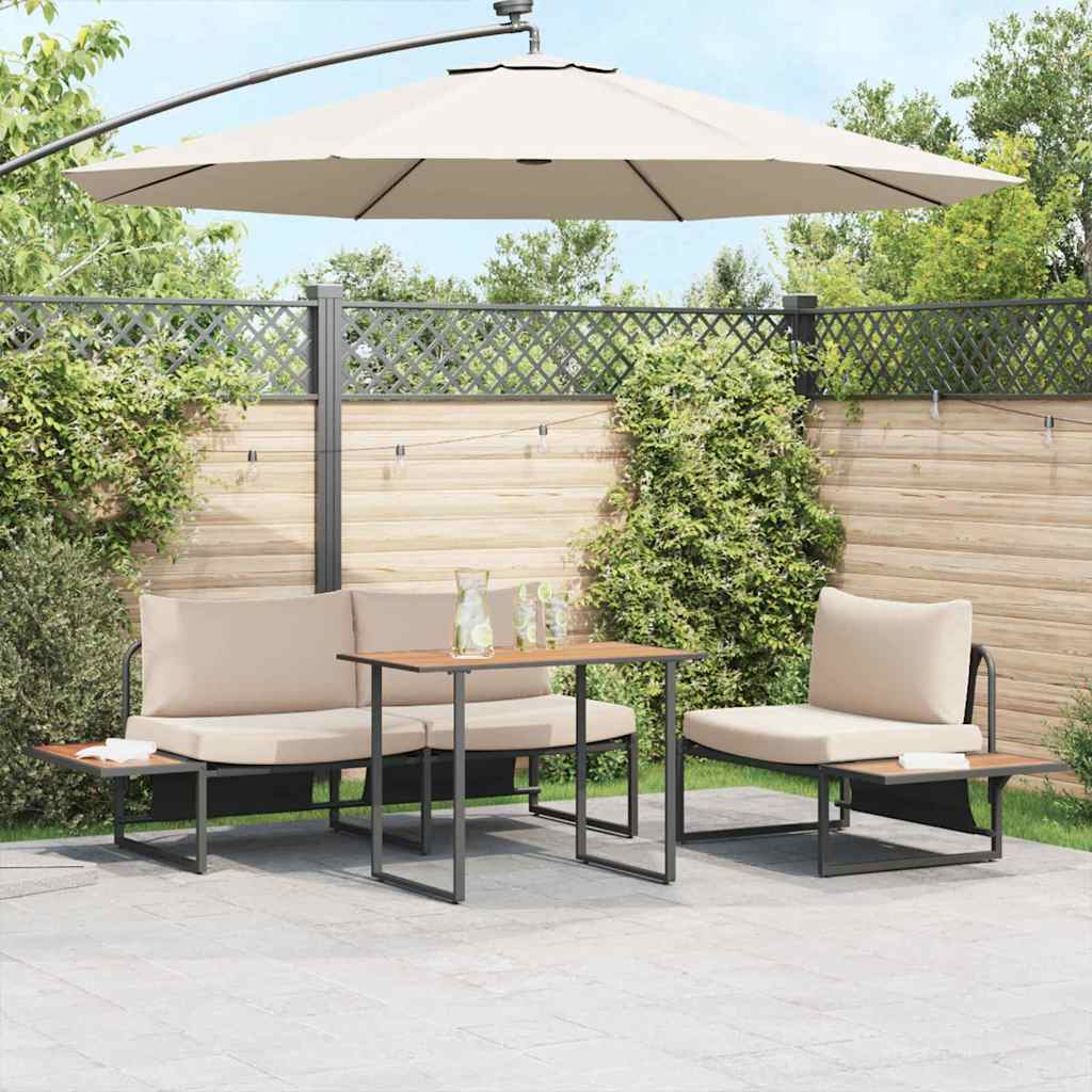 Tuin Eetset 3 Pcs Staal