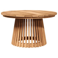 Bijzettafel Bruin 70 X 70 X 40 Cm Massief Teakhout