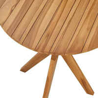 Bijzettafel Bruin 70 X 70 X 75 Cm Massief Teakhout