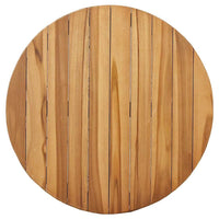 Bijzettafel Bruin 70 X 70 X 75 Cm Massief Teakhout