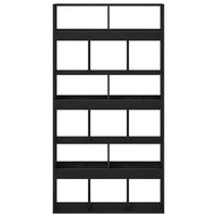 Boekenkast 2 Pcs 100 X 33 X 93.75 Cm Bewerkt Hout