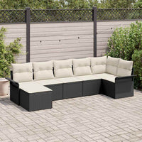 Tuin Sofa Set Met Kussen 7 Pcs Poly Riet
