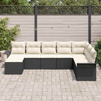 Tuin Sofa Set Met Kussen 8 Pcs Poly Riet