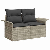 Tuin Sofa Set Met Kussen 7 Pcs Poly Riet