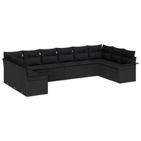 Tuin Sofa Set Met Kussen 10 Pcs Poly Riet