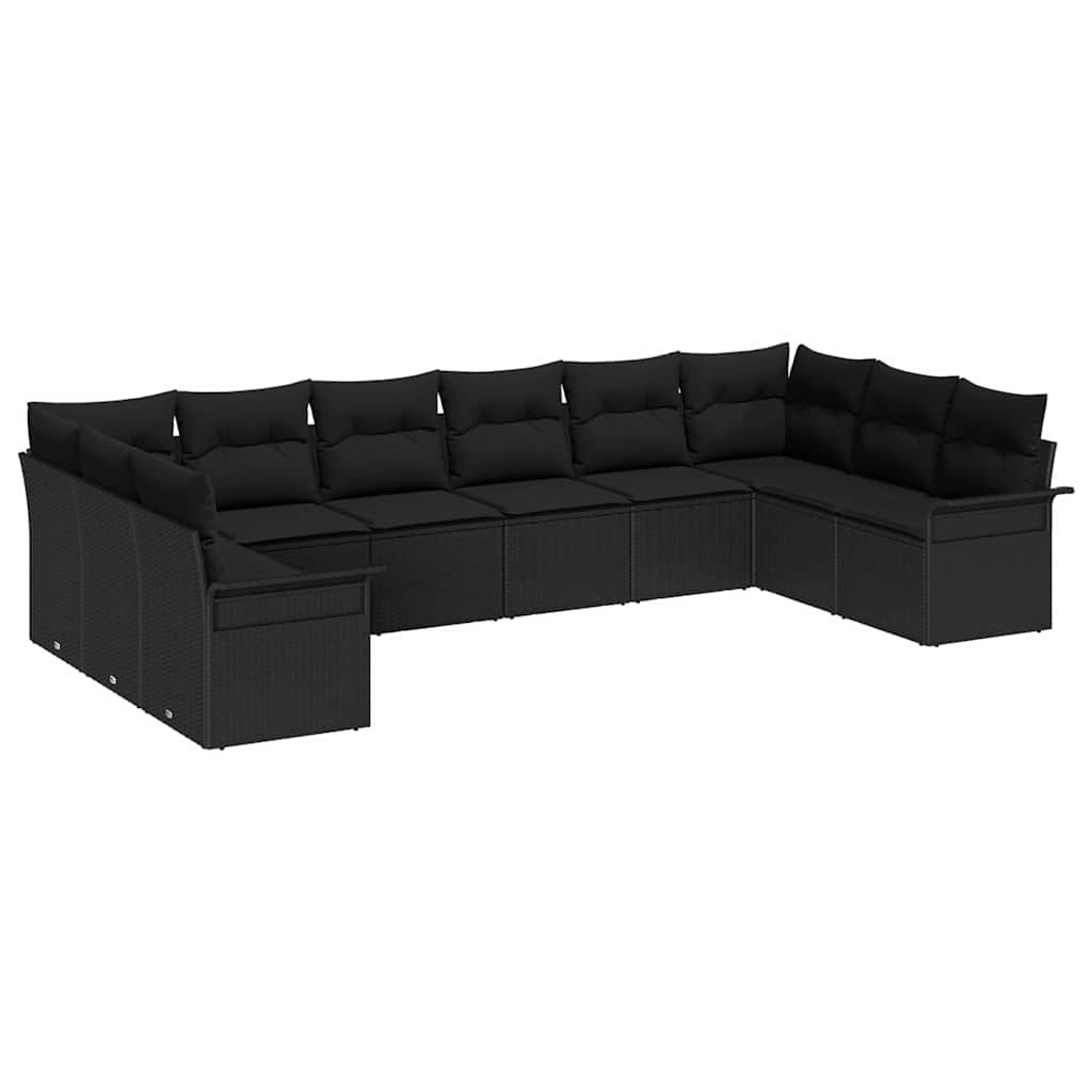 Tuin Sofa Set Met Kussen 10 Pcs Poly Riet