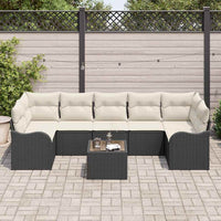 Tuin Sofa Set Met Kussen 8 Pcs 55 X 55 X 37 Cm Poly Riet