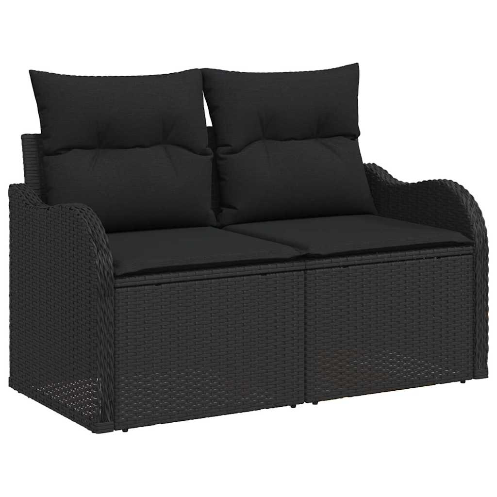 Tuin Sofa Set Met Kussen 9 Pcs 55 X 55 X 37 Cm Poly Riet