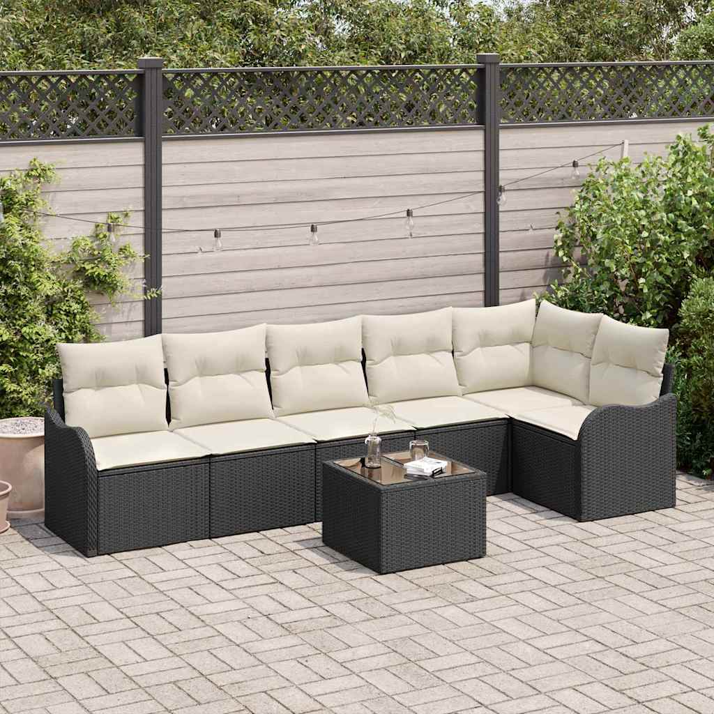Tuin Sofa Set Met Kussen 6 Pcs Poly Riet