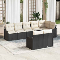 Tuin Sofa Set Met Kussen 8 Pcs Poly Riet