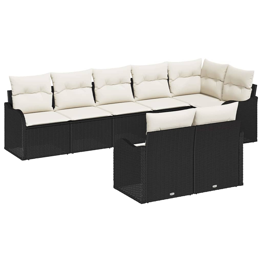 Tuin Sofa Set Met Kussen 8 Pcs Poly Riet