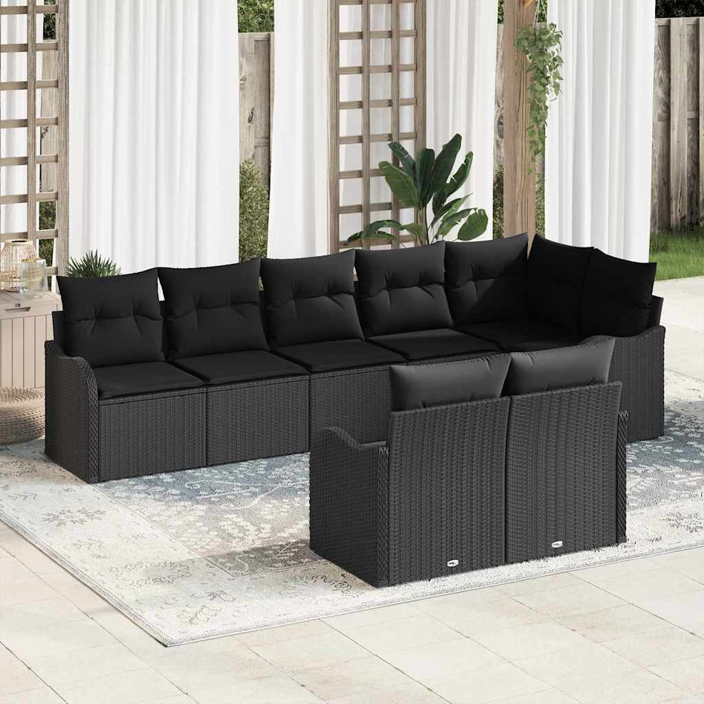 Tuin Sofa Set Met Kussen 8 Pcs Poly Riet