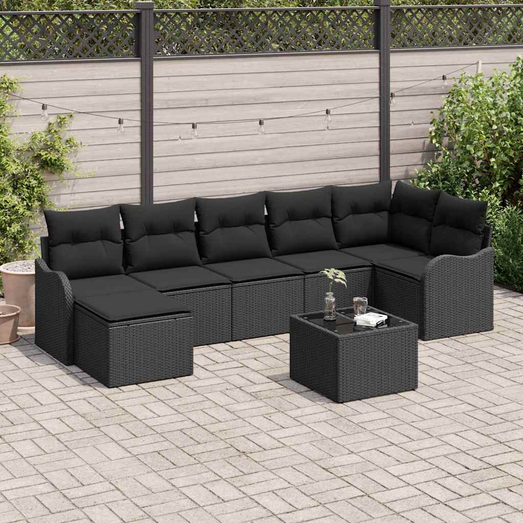 Tuin Sofa Set Met Kussen 7 Pcs Poly Riet