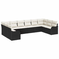 Tuin Sofa Set Met Kussen 10 Pcs Poly Riet
