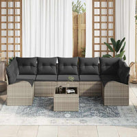 Tuin Sofa Set 8 Pcs 55 X 55 X 37 Cm Poly Rattan