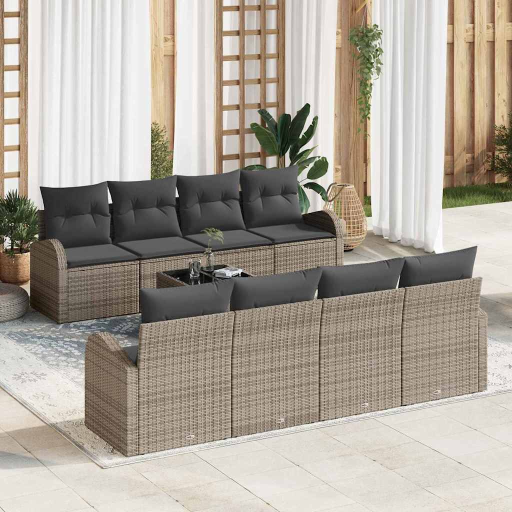 Tuin Sofa Set 7 Pcs 55 X 55 X 37 Cm Poly Rattan