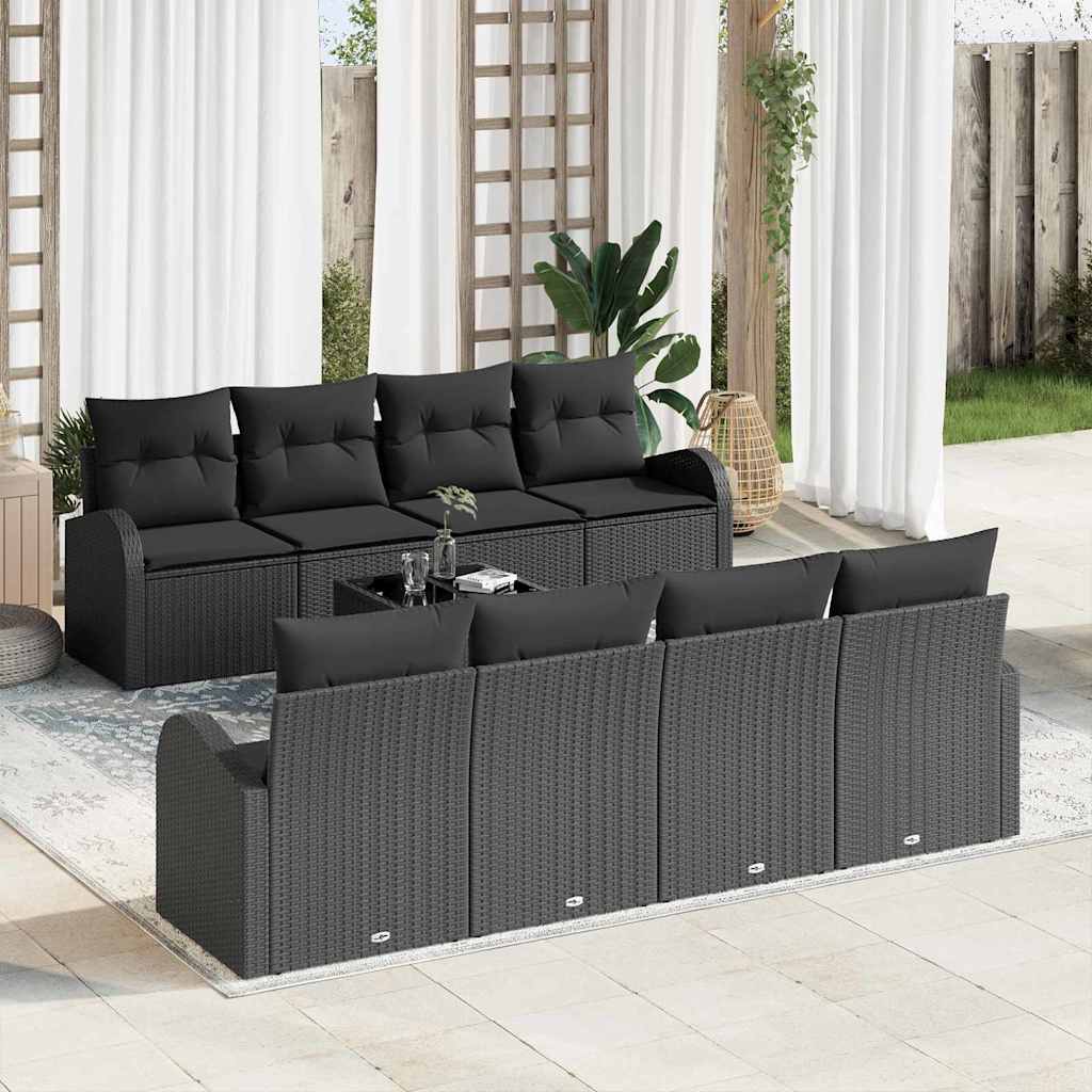 Tuin Sofa Set 7 Pcs 55 X 55 X 37 Cm Poly Rattan