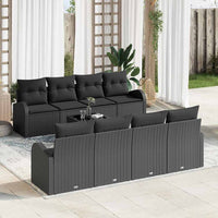 Tuin Sofa Set 7 Pcs 55 X 55 X 37 Cm Poly Rattan