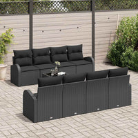 Tuin Sofa Set 7 Pcs 55 X 55 X 37 Cm Poly Rattan