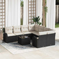 Tuin Sofa Set 9 Pcs 55 X 55 X 37 Cm Poly Rattan