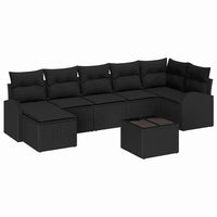 Tuin Sofa Set Met Kussen 8 Pcs Poly Riet