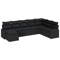 Tuin Sofa Set Met Kussen 8 Pcs Poly Riet