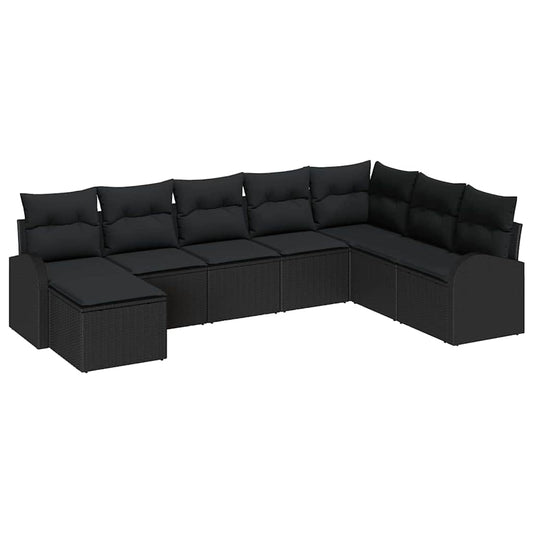 Tuin Sofa Set Met Kussen 8 Pcs Poly Riet