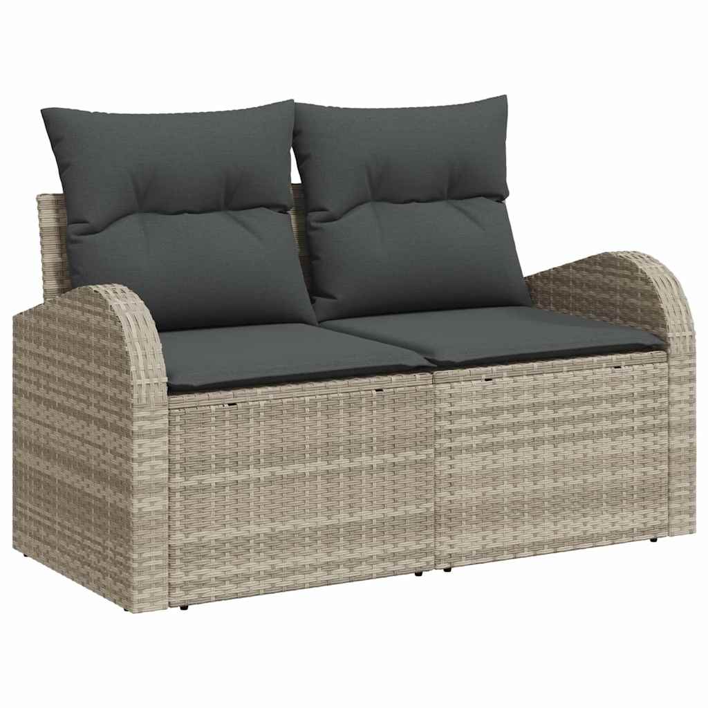 Tuin Sofa Set 7 Pcs Poly Riet