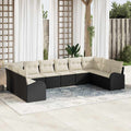Tuin Sofa Set 10 Pcs Poly Riet