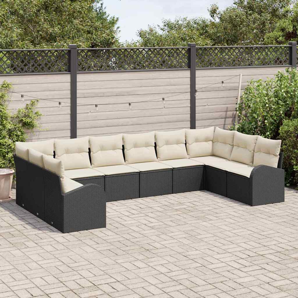 Tuin Sofa Set 10 Pcs Poly Riet