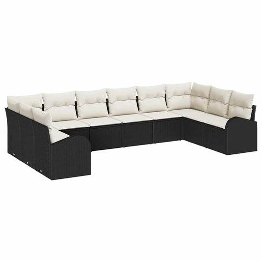 Tuin Sofa Set 10 Pcs Poly Riet