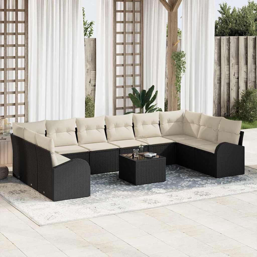 Tuin Sofa Set 10 Pcs Poly Riet