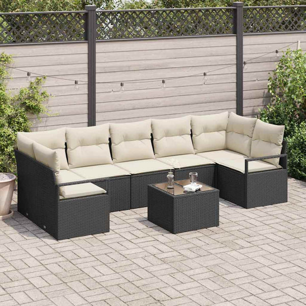 Tuin Sofa Set 8 Pcs 55 X 55 X 37 Cm Poly Rattan
