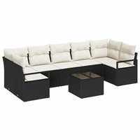 Tuin Sofa Set 8 Pcs 55 X 55 X 37 Cm Poly Rattan
