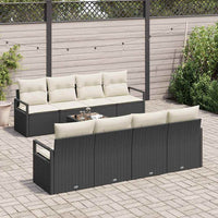 Tuin Sofa Set 7 Pcs 55 X 55 X 37 Cm Poly Rattan